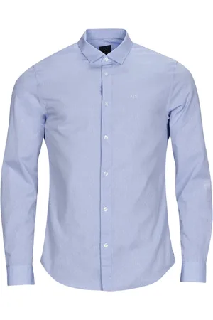 Armani Exchange Skjorte, Herre, Blå, M, Blå Skjorte
