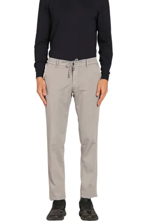 Masons Bukser, Herre, Grå, S, Slim Fit Jersey Chino Bukser