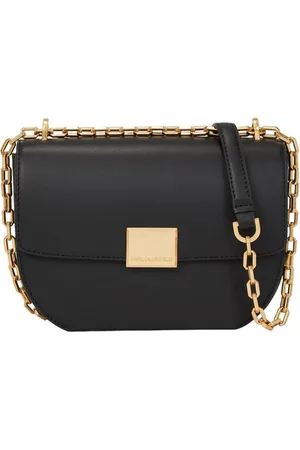 Karl Lagerfeld Taske, Dame, Sort, ONE SIZE, Uld, Stilfuld Crossbody Håndtaske