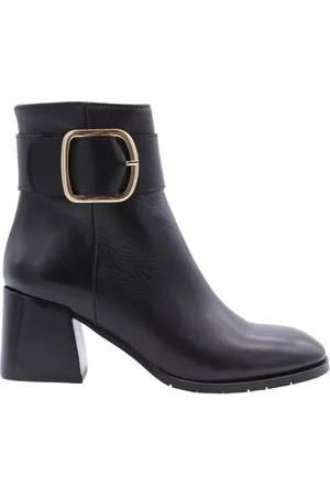 Donna Lei Sko, Dame, Sort, 37 EU, Elegant Ankelstøvler Bridgerton Stil