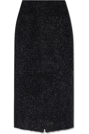 Balenciaga Nederdel, Dame, Sort, M, Tweed, Tweed Nederdel