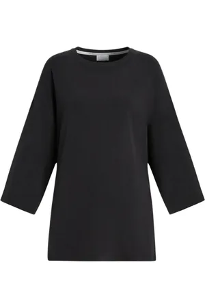 Persona by Marina Rinaldi Bluser & Skjorter, Dame, Sort, XL, Bomuld, Afslappet pasform bomuldsblandet tunika