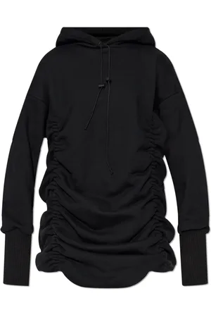 The Mannei Kjole, Dame, Sort, XS, Bomuld, Hættedragt