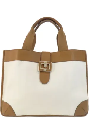 Anya Hindmarch Pre-owned, Dame, Brun, ONE SIZE, Tyl, Pre-owned Canvas totes