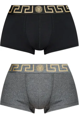 VERSACE Undertøj, Herre, Sort, 2XL, Bomuld, To-pakning af boxershorts