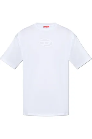 Diesel Top, unisex, Hvid, XL, Bomuld, T-Shirt T-Boxt-Od