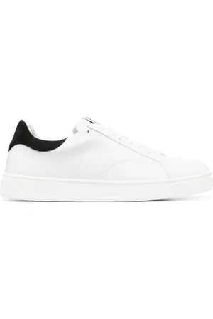 Lanvin Sko, Herre, Hvid, 40 EU, Hvide Sorte Sneakers