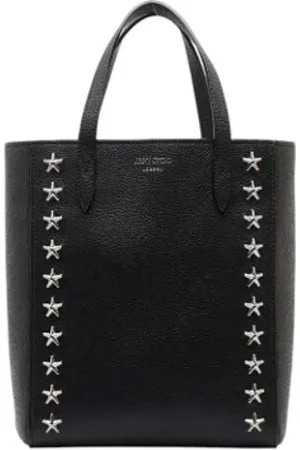 Jimmy Choo Pre-owned, Dame, Sort, ONE SIZE, Uld, Pre-owned Stof skuldertasker