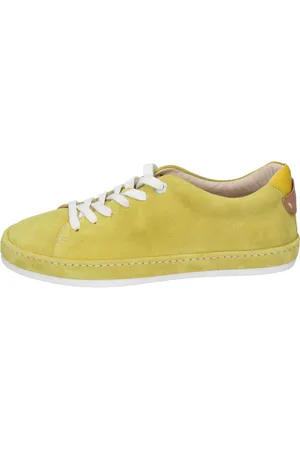 Moma Sko, Dame, Gul, 37 EU, Suede, Suede Damesneakers