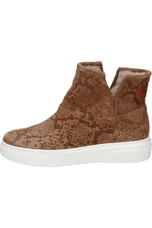 Stokton Sko, Dame, Brun, 37 EU, Suede, Suede Ankelstøvler til kvinder