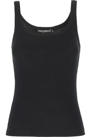 Dolce & Gabbana Top, Dame, Sort, 3XS, Uld, Stilfuld Top til Trendsettere