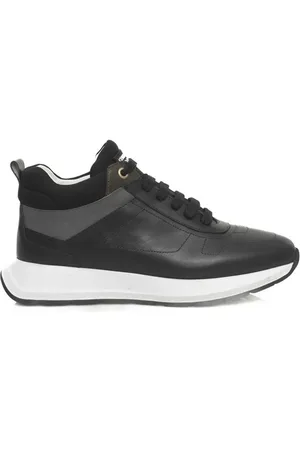 Cerruti 1881 Sko, Dame, Sort, 36 EU, Læder, Ægte Læder Platform Sneaker Kvinder