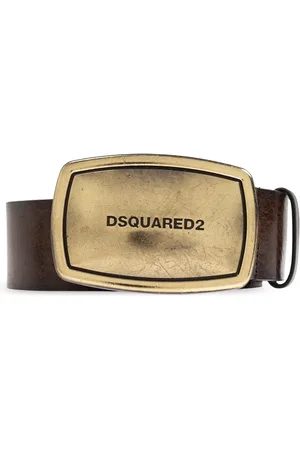 Dsquared2 Tilbehør, Herre, Brun, 110 CM, Læder, Læderbælte