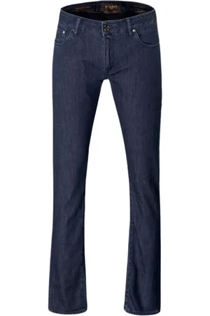 MOORER Jeans, Herre, Blå, W32, Denim, Japansk Komfort Denim Bukser