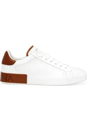 Dolce & Gabbana Sko, Herre, Hvid, 39 1/2 EU, Læder, Hvide Sneakers