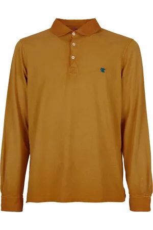 Gallo Top, Herre, Gul, S, Bomuld, Gul Bomuld Polo Skjorte