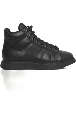 Cerruti 1881 Sko, Dame, Sort, 40 EU, Læder, Højtop Læder Sneakers