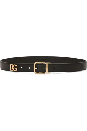 Dolce & Gabbana Tilbehør, Dame, Sort, 80 CM, Sorte Bælter til Mænd