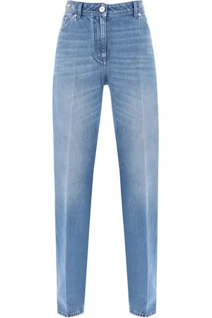 VERSACE Jeans, Dame, Blå, W26, Denim, Klassiske Straight Jeans