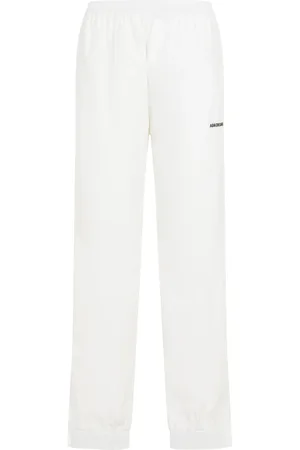 Balenciaga Bukser, Dame, Hvid, M, Bomuld, Hvide Tracksuit Bukser