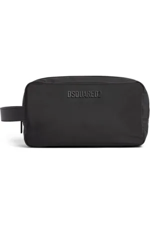 Dsquared2 Taske, Herre, Sort, ONE SIZE, Sort Logo Patch Pung