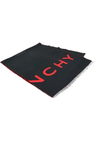 Givenchy Pre-owned, Dame, Sort, ONE SIZE, Uld, Pre-owned Silke trklaeder