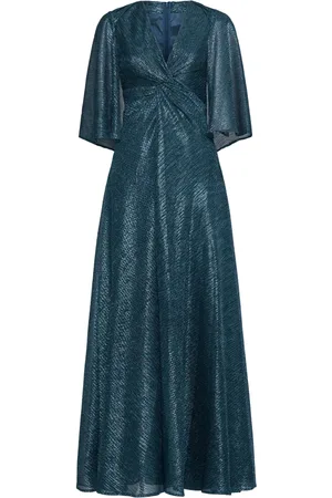 TALBOT RUNHOF Kjole, Dame, Blå, M, Polyester, Elegant Kjole Kollektion