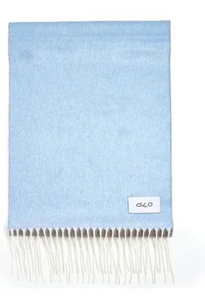 D4.0 Tilbehør, Herre, Blå, ONE SIZE, Uld, Elegant Tørklæde Kollektion