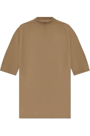 Rick Owens Top, Herre, Brun, S, Bomuld, T-shirt Jumbo