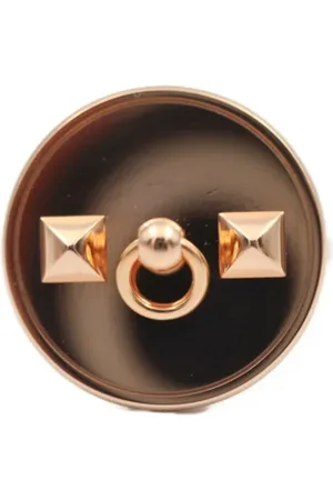 Hermès Pre-owned, Dame, Gul, ONE SIZE, Tyl, Pre-owned Metal trklaeder