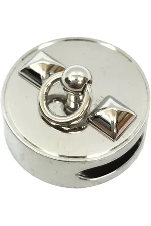 Hermès Pre-owned, Dame, Grå, ONE SIZE, Tyl, Pre-owned Metal trklaeder