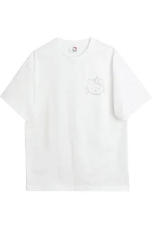 Soulland Top, unisex, Hvid, 2XS/XS, Bomuld, Bomuld Rhinestone T-shirt