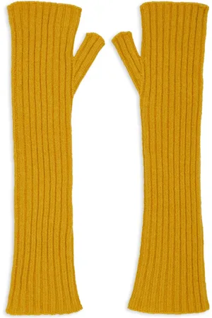 Gallo Tilbehør, unisex, Gul, ONE SIZE, Uld, Gule fingerløse handsker til alle