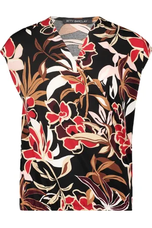 Betty Barclay Bluser & Skjorter, Dame, Flerfarvet, S, Polyester, Lagdelt Casual Skjorte