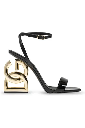 Dolce & Gabbana Sko, Dame, Sort, 36 EU, Uld, Keira hælede sandaler