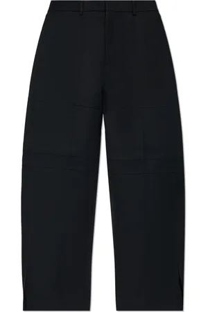 Jil Sander Bukser, Herre, Sort, XL, Uld, Uldbukser