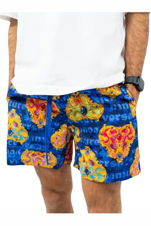 VERSACE Badetøj, Herre, Blå, XS, Hjerte Couture Badeshorts Blå