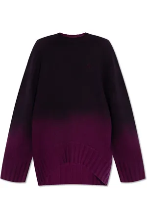 The Attico Strik, Dame, Lilla, 3XS, Uld, Uld Sweater
