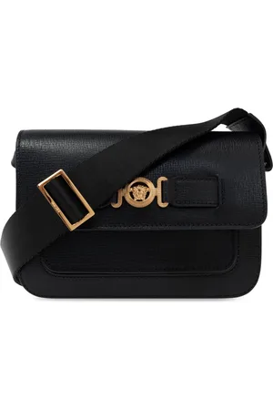 VERSACE Taske, Herre, Sort, ONE SIZE, Uld, ‘Biggie’ Skuldertaske