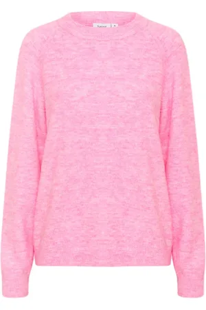 Saint Tropez Strik, Dame, Lyserød, M, Uld, Garbiesz Pullover Strik Chateau Rose