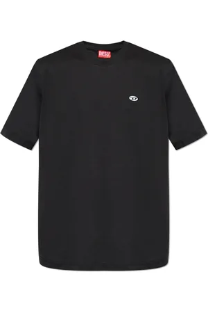Diesel Top, Herre, Sort, M, Bomuld, T-shirt T-Adjust-Doval-Pj