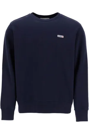 Autry Sweathshirts & Hoodies, Herre, Blå, S, Bomuld, Vintage Crewneck Sweatshirt