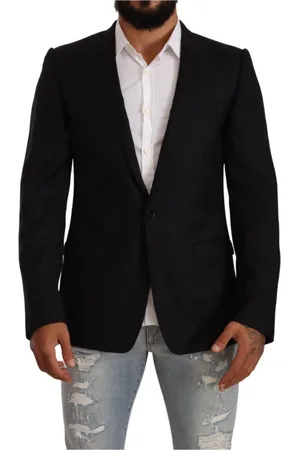 Dolce & Gabbana Jakke, Herre, Sort, L, Uld, Luksus Sort Uld Blazer