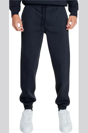 Calvin Klein Bukser, Herre, Sort, S, Uld, Mænds Logo Tape Bukser