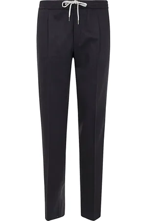 PT01 Bukser, Herre, Blå, XL, Uld, Bløde Joggerbukser Navy