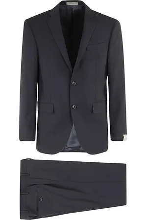 corneliani Jakkesæt, Herre, Blå, 2XL, Uld, Elegant Herrejakkesæt