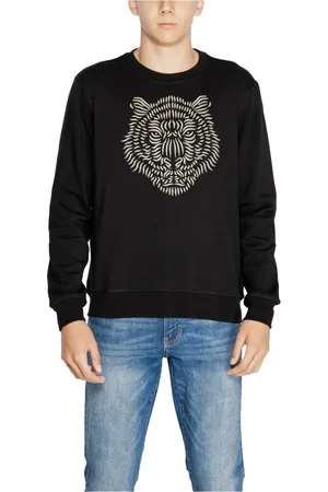 Antony Morato Sweathshirts & Hoodies, Herre, Sort, M, Bomuld, Bomuld Herre Sweatshirt Efterår/Vinter Kollektion