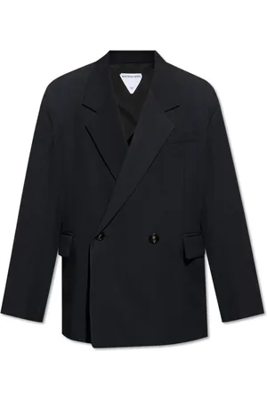 Bottega Veneta Jakke, Herre, Blå, XL, Uld, Uldjakke