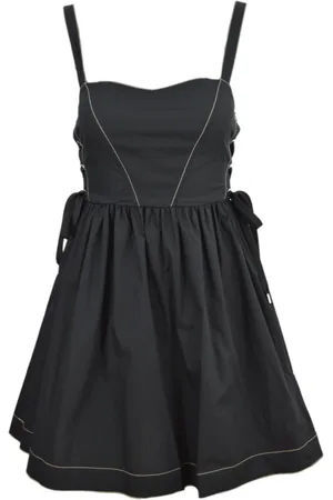 Pinko Kjole, Dame, Sort, M, Popeline Kjole Regular Fit