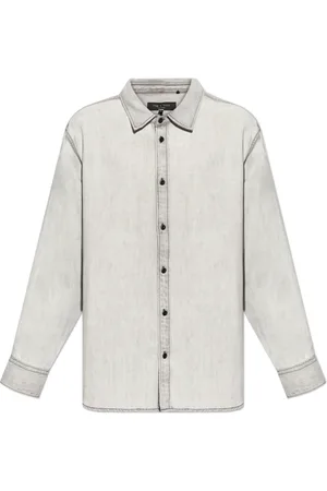 RAG&BONE Skjorte, Herre, Grå, M, Denim, Denim skjorte Smoke